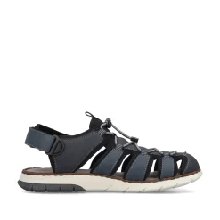 Rieker Herren Trekkingsandalen stahlblau