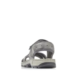 Rieker Herren Trekkingsandalen asphaltgrau