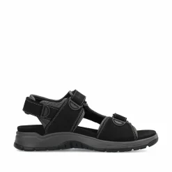 Rieker Herren Trekkingsandalen nachtschwarz