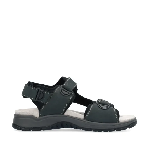 Rieker Herren Trekkingsandalen blaugrau