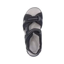Rieker Herren Trekkingsandalen tiefschwarz