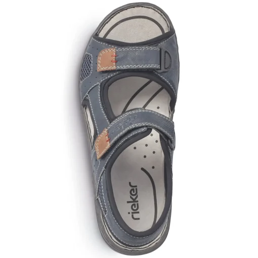 Rieker Herren Trekkingsandalen ozeanblau