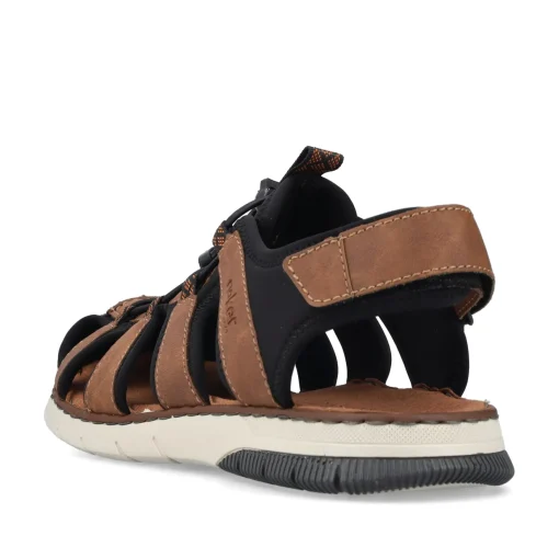 Rieker Herren Trekkingsandalen nussbraun