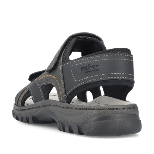 Rieker Herren Trekkingsandalen mitternachtsschwarz