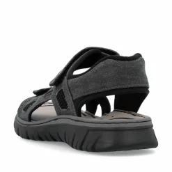 Rieker Herren Trekkingsandalen steingrau