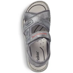 Rieker Herren Trekkingsandalen asphaltgrau