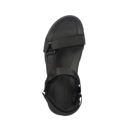 Rieker Herren Trekkingsandalen deep black
