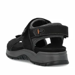 Rieker Herren Trekkingsandalen nachtschwarz
