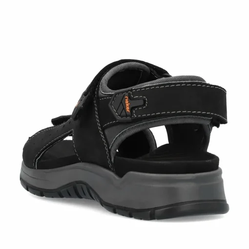 Rieker Herren Trekkingsandalen nachtschwarz