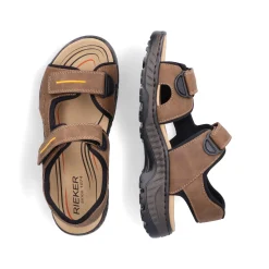Rieker Herren Trekkingsandalen kaffeebraun