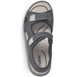 Rieker Herren Trekkingsandalen graphitschwarz
