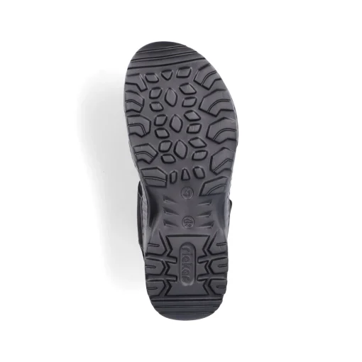 Rieker Herren Trekkingsandalen asphaltschwarz