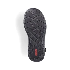 Rieker Herren Trekkingsandalen graphitschwarz