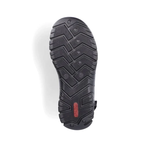 Rieker Herren Trekkingsandalen graphitschwarz