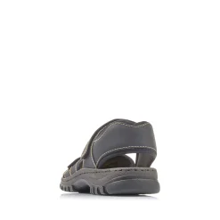 Rieker Herren Trekkingsandalen graphitschwarz
