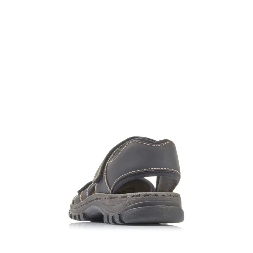 Rieker Herren Trekkingsandalen graphitschwarz