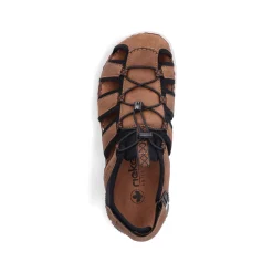 Rieker Herren Trekkingsandalen nussbraun