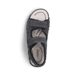 Rieker Herren Trekkingsandalen mitternachtsschwarz