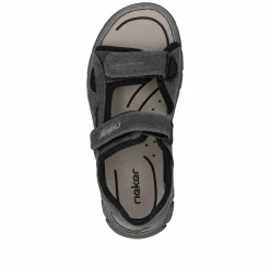 Rieker Herren Trekkingsandalen steingrau