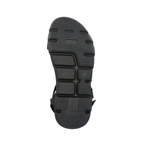 Rieker Herren Trekkingsandalen deep black
