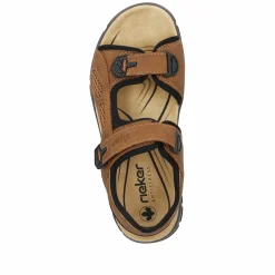 Rieker Herren Trekkingsandalen holzbraun