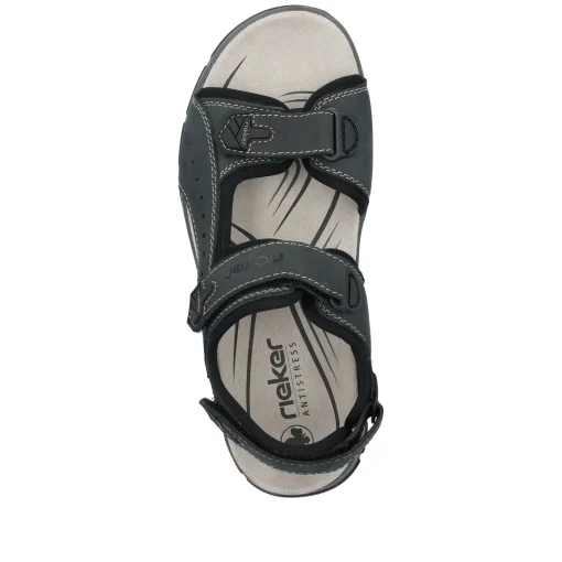 Rieker Herren Trekkingsandalen blaugrau