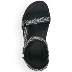 Rieker Herren Trekkingsandalen black-stone grey