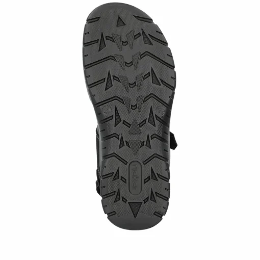 Rieker Herren Trekkingsandalen nachtschwarz