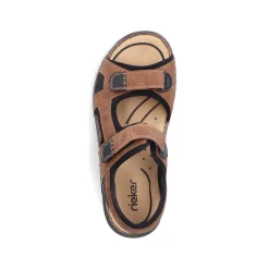 Rieker Herren Trekkingsandalen nussbraun