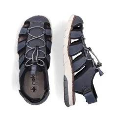Rieker Herren Trekkingsandalen stahlblau