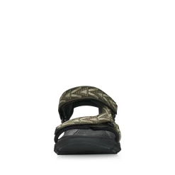 Rieker Herren Trekkingsandalen olive-green stone-grey
