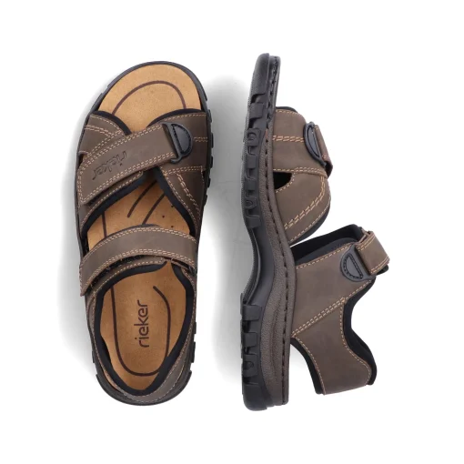 Rieker Herren Trekkingsandalen espressobraun