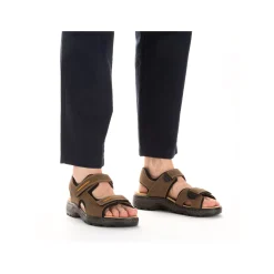 Rieker Herren Trekkingsandalen kaffeebraun