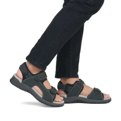 Rieker Herren Trekkingsandalen blaugrau
