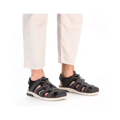 Rieker Herren Trekkingsandalen stahlblau