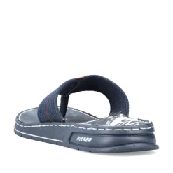 Rieker Herren Zehentrenner marineblau-braun