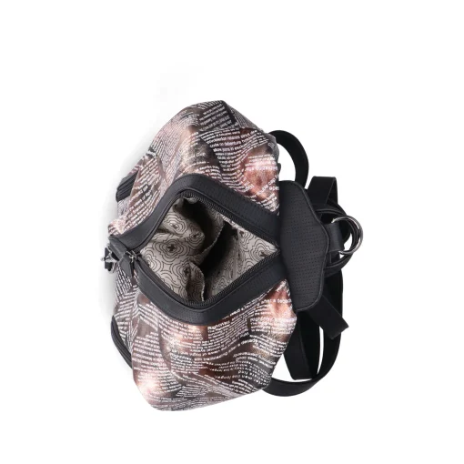 Rieker Rucksack rosa-orange-metallic