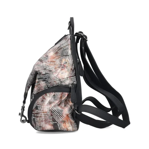 Rieker Rucksack rosa-orange-metallic