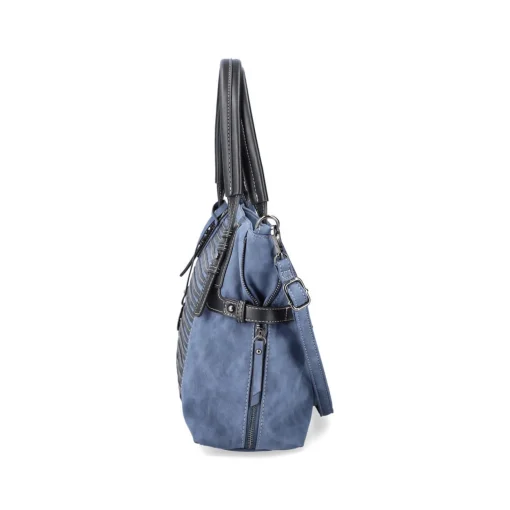 Rieker Shopper meeresblau-schwarz