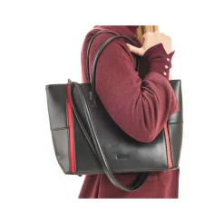 Rieker Shopper tiefschwarz-feuerrot
